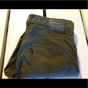 Levi Jeans 508 W30 L30 color Olive Green